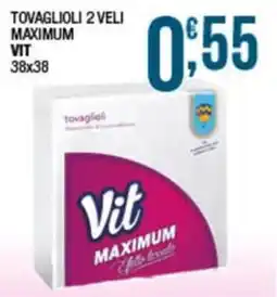 Sidis Tovaglioli 2 veli Maximum Vit offerta