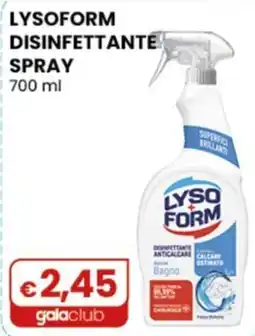 Gala Supermercati LYSOFORM DISINFETTANTE SPRAY offerta