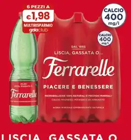 Gala Supermercati Ferrarelle offerta