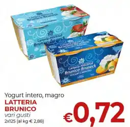 Supermercati Nonna Isa Yogurt intero, magro LATTERIA BRUNICO offerta