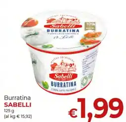 Supermercati Nonna Isa Burratina SABELLI offerta