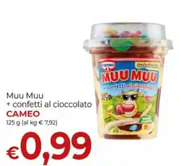 Supermercati Nonna Isa Muu Muu + confetti al cioccolato offerta