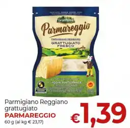 Supermercati Nonna Isa Parmigiano Reggiano grattuggiato PARMAREGGIO offerta