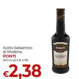 Supermercati Nonna Isa Aceto balsamico di Modena PONTI offerta