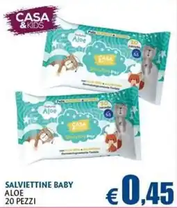 Casa & Co Salviettine Baby Aloe offerta