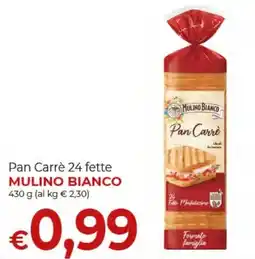 Supermercati Nonna Isa Pan Carrè MULINO BIANCO offerta