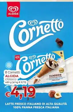 Supermercati Nonna Isa Cornetto ALGIDA classico offerta