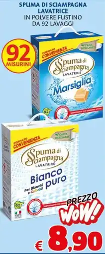 Europlanet Casa Spuma di sciampagna lavatrice offerta