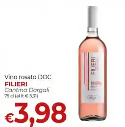 Supermercati Nonna Isa Vino rosato DOC FILIERI offerta