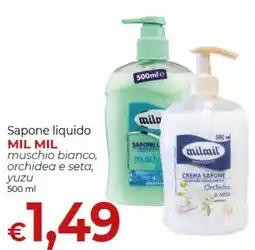 Supermercati Nonna Isa Sapone liquido MIL MIL offerta