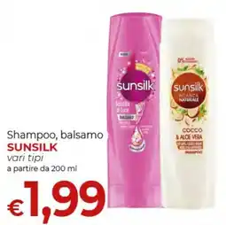 Supermercati Nonna Isa Shampoo, balsamo SUNSILK offerta