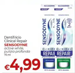 Supermercati Nonna Isa Dentifricio Clinical Repair SENSODYNE active white offerta