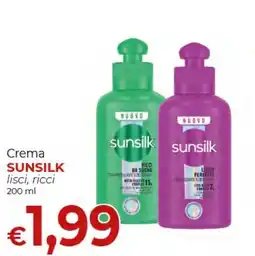 Supermercati Nonna Isa Crema SUNSILK lisci, ricci offerta