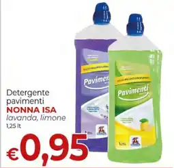 Supermercati Nonna Isa Detergente pavimenti NONNA ISA offerta