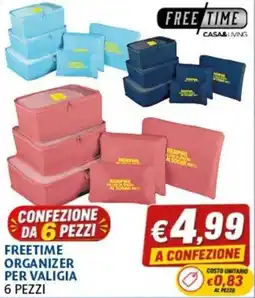 Europlanet Casa FREETIME ORGANIZER PER VALIGIA offerta