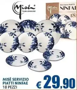 Casa & Co MISÈ SERVIZIO PIATTI NINFAE offerta