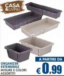 Europlanet Casa ORGANIZER ESTENSIBILE offerta