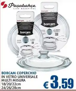 Europlanet Casa BORCAM COPERCHIO IN VETRO UNIVERSALE offerta