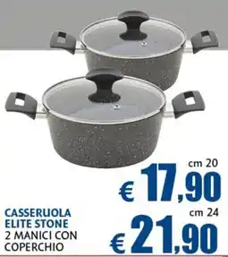 Europlanet Casa CASSERUOLA ELITE STONE offerta