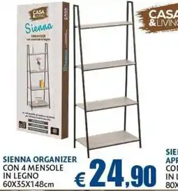 Casa & Co Casa & living Sienna Organizer offerta