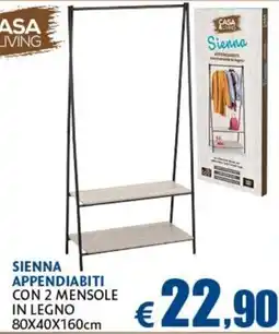 Europlanet Casa Casa& living sienna appendiabiti offerta
