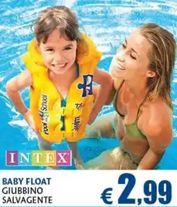 Europlanet Casa INTEX BABY FLOAT GIUBBINO SALVAGENTE offerta
