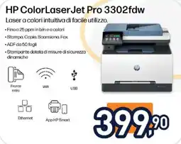 Unieuro HP ColorLaserJet Pro 3302fdw offerta