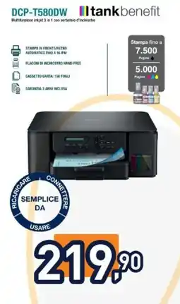 Unieuro DCP-T580DW offerta