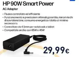 Unieuro HP 90W Smart Power AC Adapter offerta