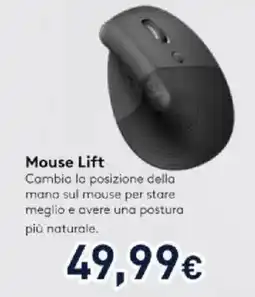 Unieuro Mouse Lift offerta
