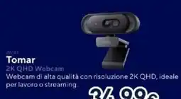 Unieuro Tomar 2K QHD Webcam offerta