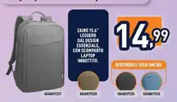 Unieuro ZAINO 15.6" offerta