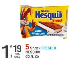 Supermercati Dok Snack FRESCHI NESQUIK offerta