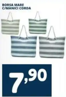 Cossuto Borsa mare c/manici corda offerta