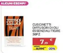 Bimbo Store Cuscini diffusori oli essenziali Tigre offerta