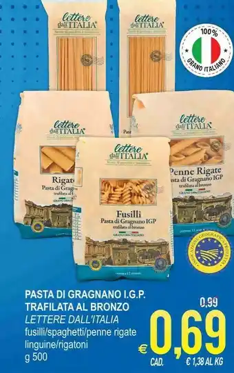 MD Discount Pasta di gragnano igp trafilata al bronzo g 500 offerta