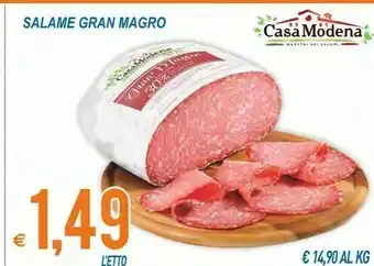Casa modena salame gran magro