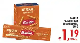 Deco Maxistore Barilla Pasta Integrale Formati Classici offerta