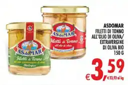 Deco Maxistore AS do MAR Filetti di Tonno all'olio di oliva extravergine di oliva bio offerta
