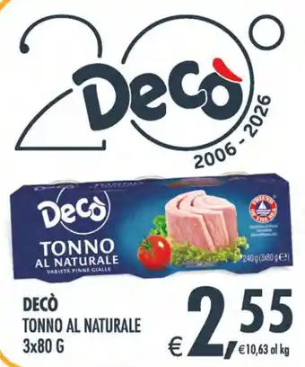 Deco Maxistore Decò Tonno al Naturale offerta