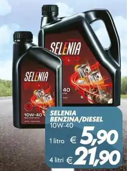 Iper Super Conveniente SELENIA BENZINA/DIESEL 10W-40 offerta