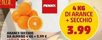 PENNY Arance secchio da almeno 4 kg offerta