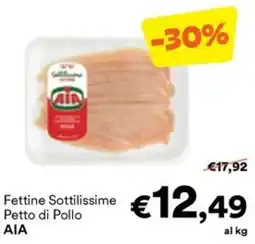Unes Fettine Sottilissime Petto di Pollo AIA offerta