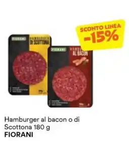 Unes Hamburger al bacon o di Scottona FIORANI offerta