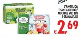 Deco Maxistore L'Angelica Tisane a freddo/Mocktail vari tipi e grammature offerta