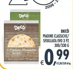 Deco Maxistore Decò Piadine Classiche offerta