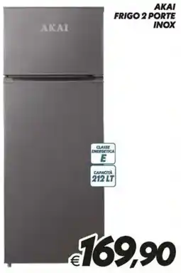 Iper Super Conveniente AKAI FRIGO 2 PORTE INOX offerta
