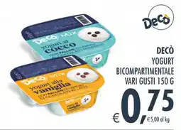 Deco Maxistore Decò Yogurt Bicompartimentale offerta