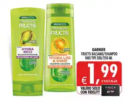Deco Maxistore GARNIER FRUCTIS BALSAMO/SHAMPOO offerta