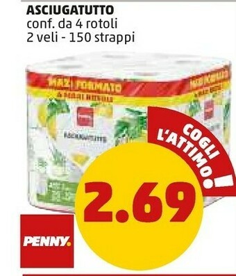 PENNY Rotoli di carta offerta